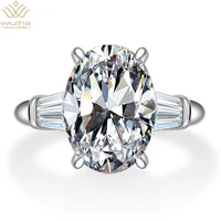 wuiha classic 100 925 sterling silver citrine gemstone birthstone wedding engagement diamonds ring fine jewelry wholesale