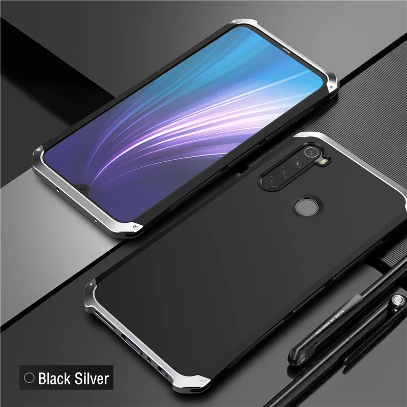 shockproof aluminum metal case for xiaomi mi poco m4 m3 pro x3 gt redmi note 9 8 7 6 5 mi 11 ultra full protection hard pc cover free global shipping