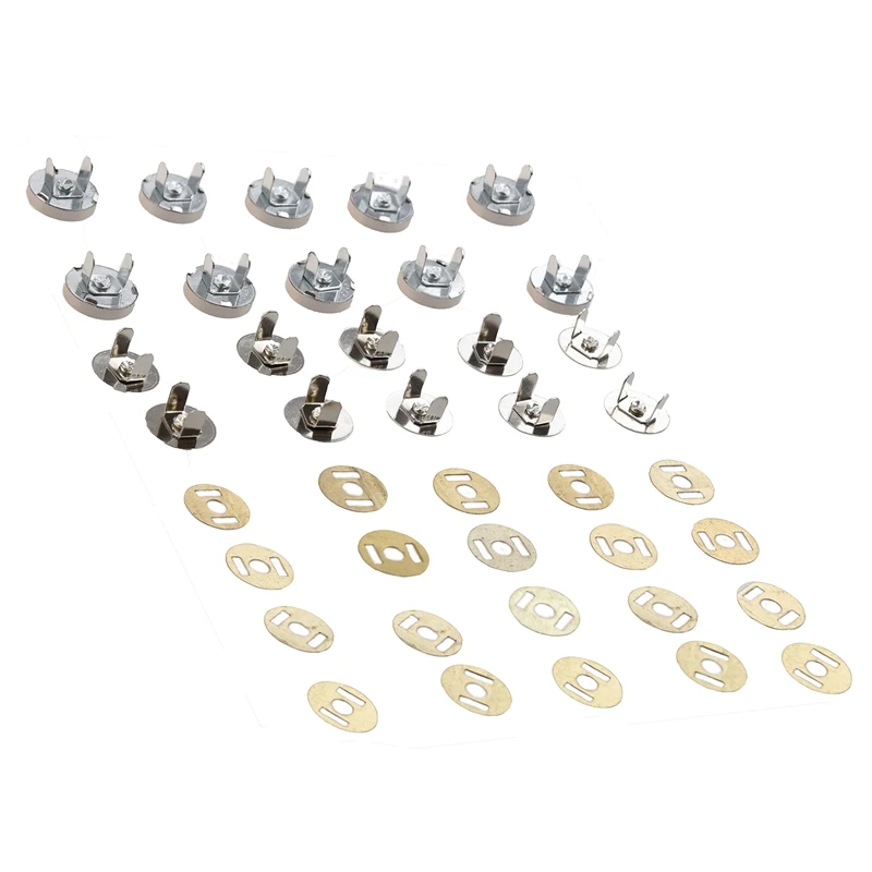 10 магнитных застежек для сумок 14 мм идеально подходит шитья рукоделия одежды