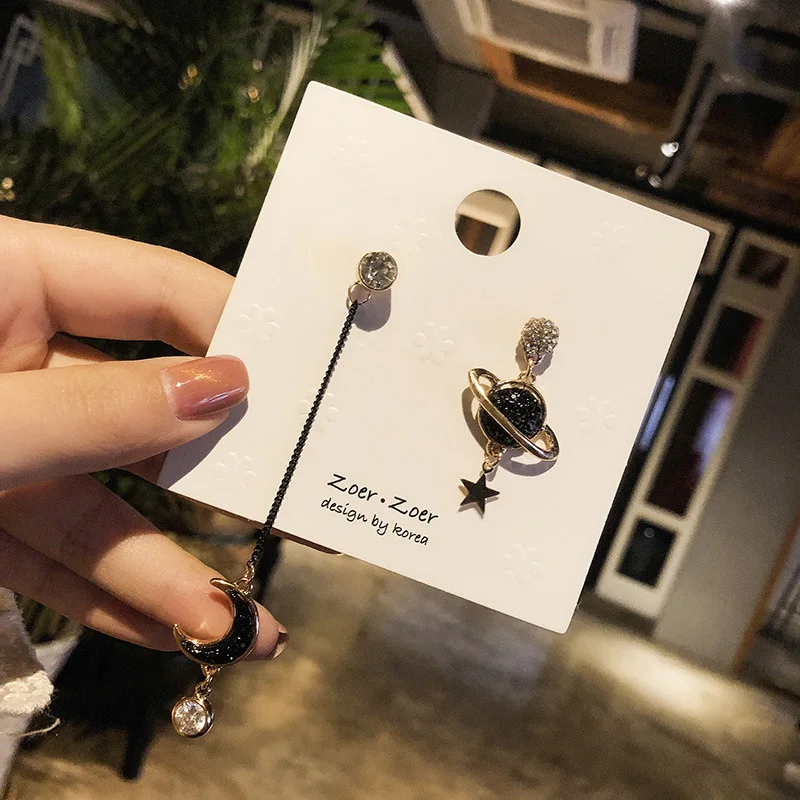 LEGENSTAR модные серьги капельки для женщин Талисман Планета длинные висячие