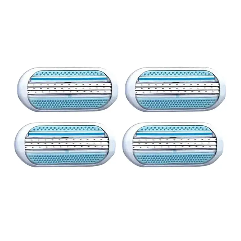 Бритвенные лезвия 4 шт./лот бритвенные для женщин Сменная головка эпилятора