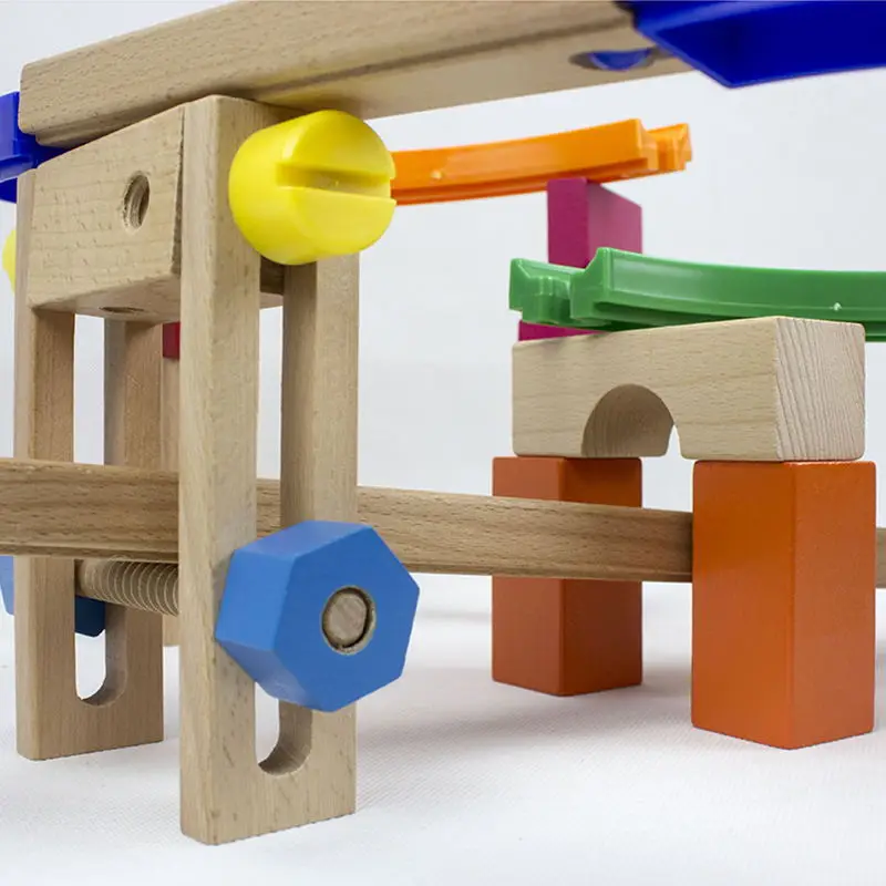 Деревянный вагон строительный блок интеллектуальное развитие Ассамблеи игрушка