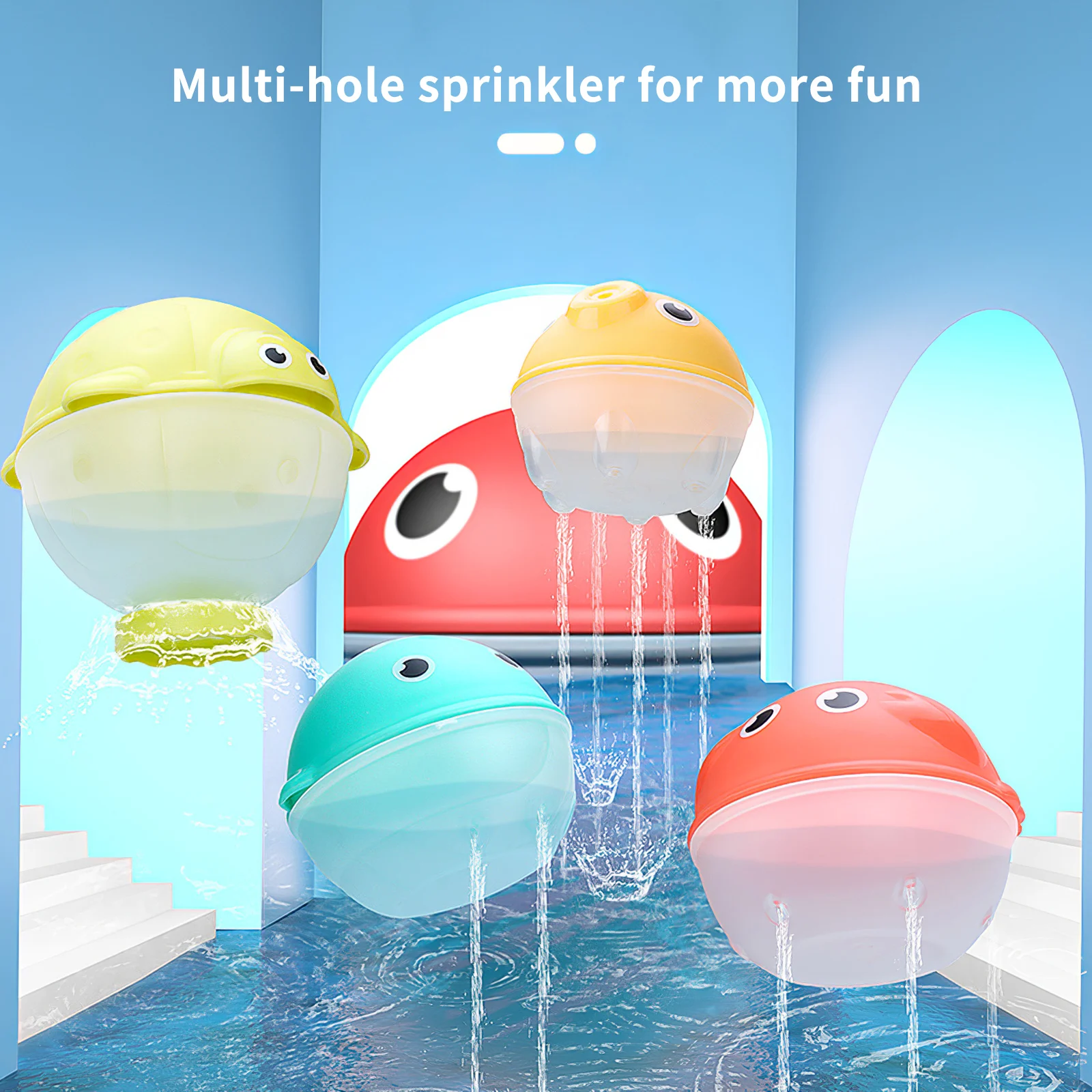 

4pcs Kids Swimming Pool Water Cartoon Wind-Up Clockwork Educational Game Bathing Toy For Children Baby Watering Bath Toys Gifts