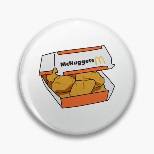 

Mcnuggets [Индивидуальная регулировка] Мягкая булавка на пуговицах, забавная одежда, подарок, Декор, женский воротник, креативные ювелирные изде...