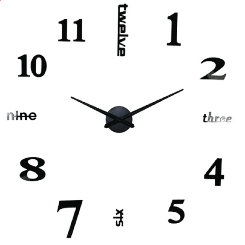 

Wall Clock Modern Design Acrylic Clocks Decor Aesthetic Room Decor Clock On the Wall Numbers Relojes de cuarzo horloge murale