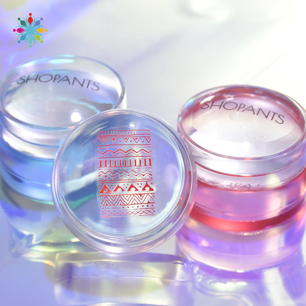 В форме шахмат желеобразные Силиконовые ногтей штамп для искусство пластина