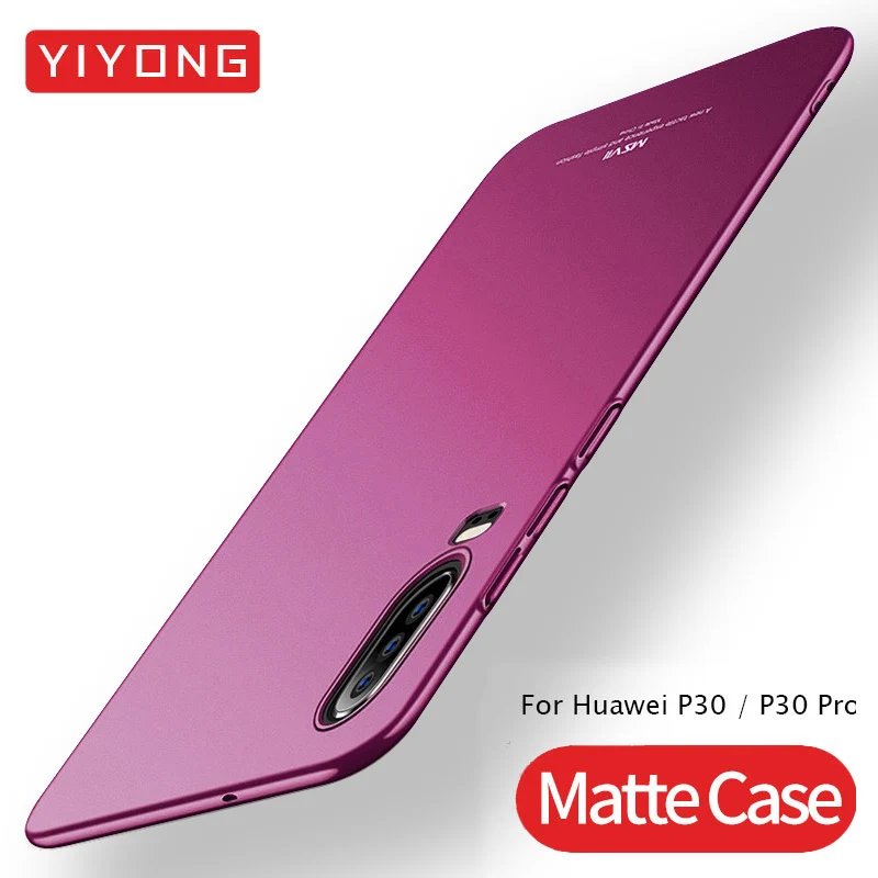 YIYONG чехол для huawei P30 P20 P10 P9 Lite чехол тонкий матовый чехол для huawei P30 P20 Pro P10 P9 Plus твердая задняя крышка P30 20 Lite