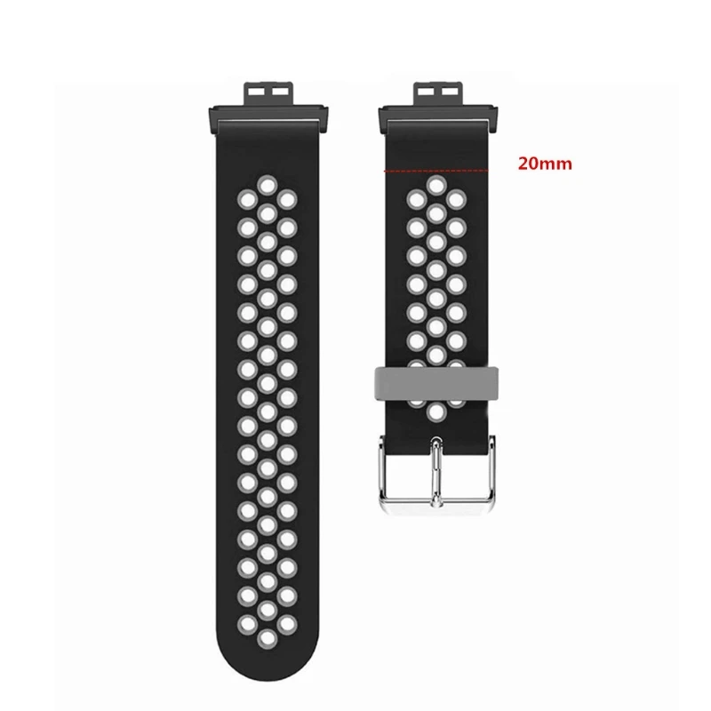 

Two-tone Stomata Strap For Huawei Watch Fit Smart Watches Soft Sport Waterproof Wrist Band Watchband Bracelet Accessories
