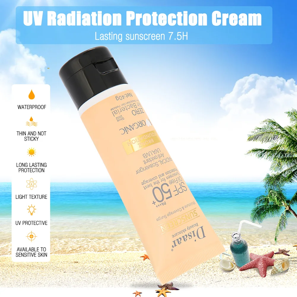 Солнцезащитный крем SPF50 ++ солнцезащитный Уфа/уфв для защиты от излучения кожи