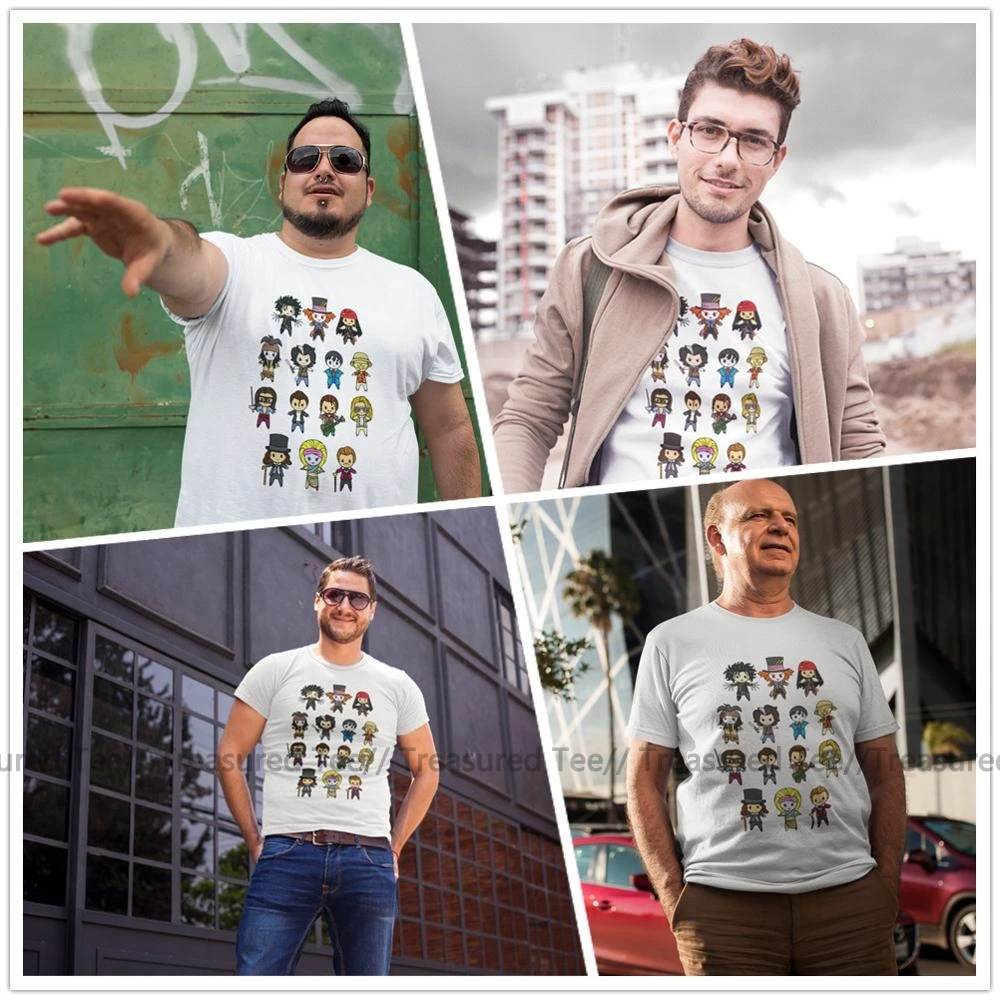 Джонни Деппом Футболка Keep Calm and остаться коллекция классические футболки 100
