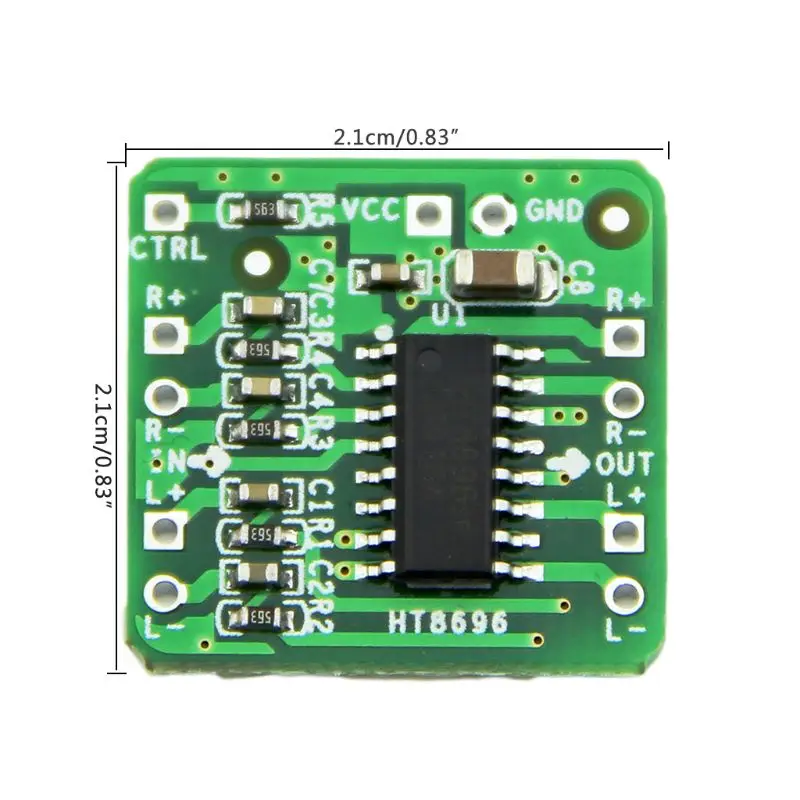 

2021 New HT8696 Differential Amplifier Board 2x10W Digital Class D Power Amplifier