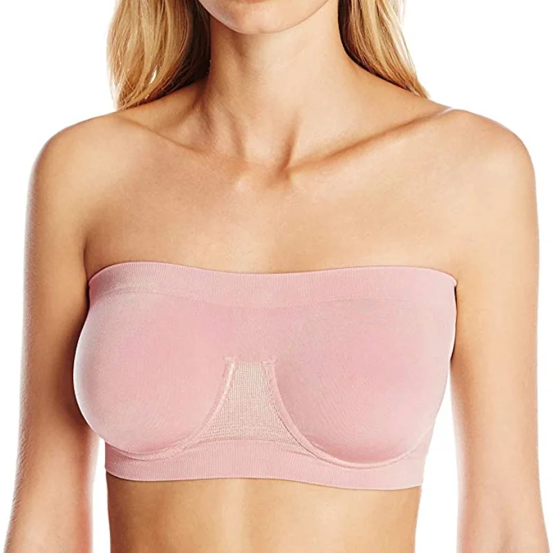 

Women's Underwear Top Sexy Push Up Bra Plus Size Top Strapless Anti Skid Bralette Breathable Crop Top Lingerie