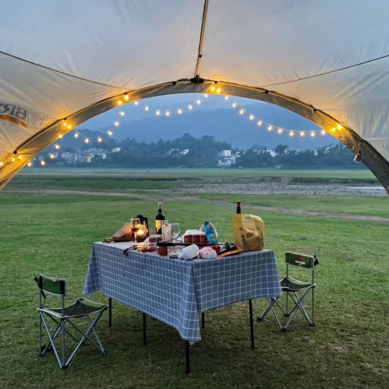 Уличная светодиодная гирлянда с круглыми шариками праздничное украшение для