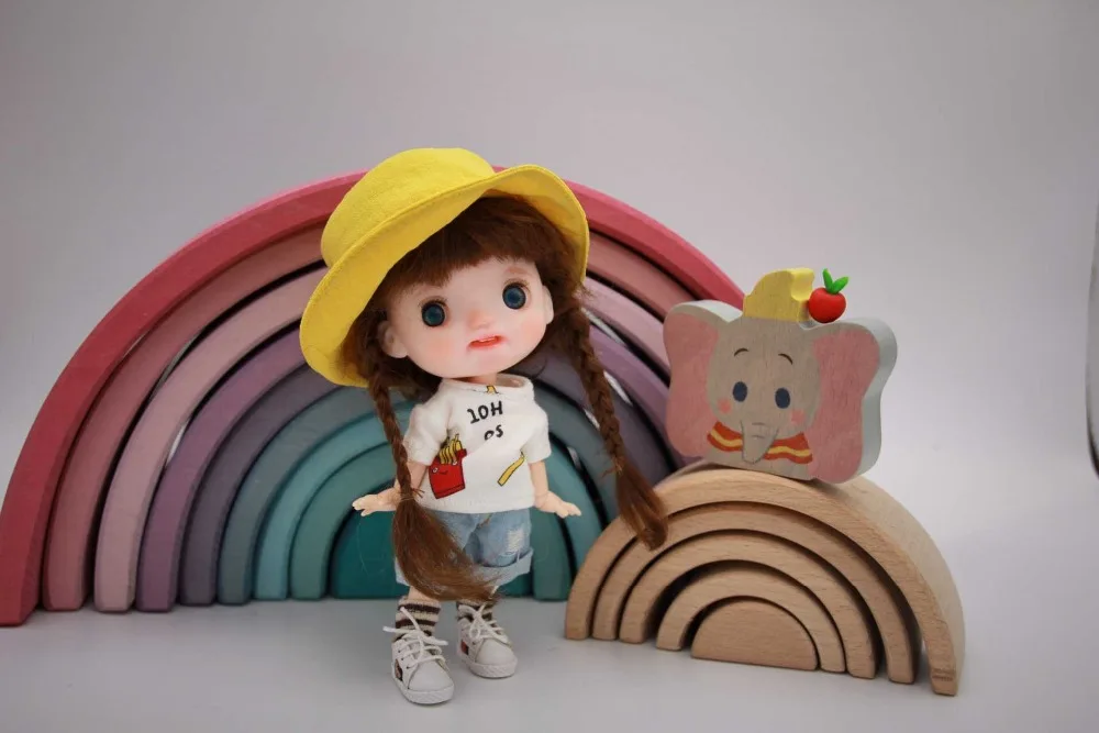 OB11 кукла ручной работы на заказ 1/8 BJD куклы OB голова и Обнаженная кукла Полимерная глина