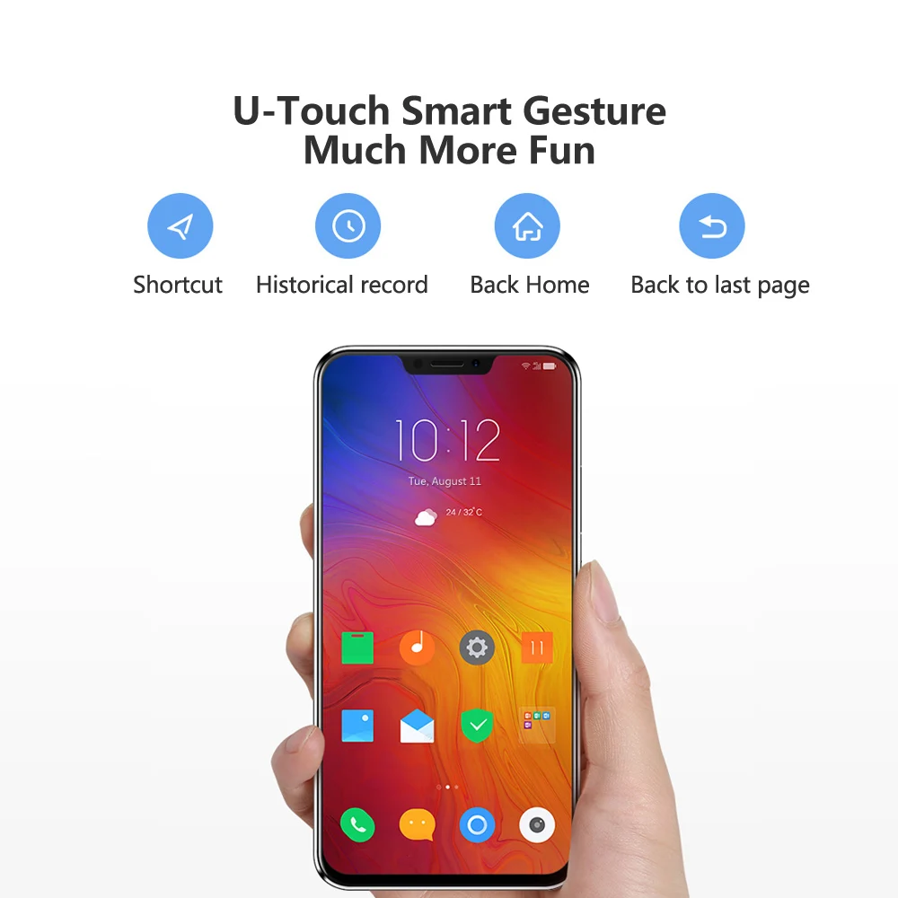 Lenovo Z5 6 ГБ ОЗУ 64 Гб ПЗУ Восьмиядерный процессор Snapdragon 636 Android 8,1 2246x1080 16 Мп+ 8 МП Две тыловые камеры 6," смартфон