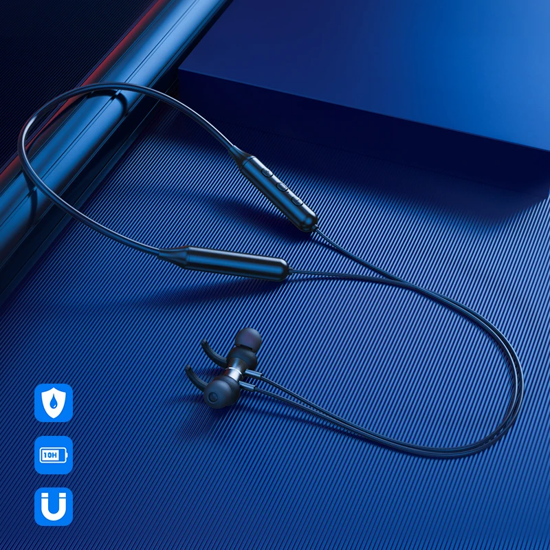 Беспроводные наушники TWS DD9 Bluetooth магнитные спортивные гарнитура для бега IPX5