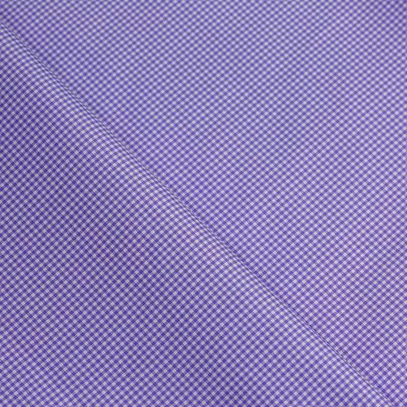 

Blue Purple Plaid Yarn Dyed Double Faced Twill Pattern Soft Handfeel Finishing Process With Wholesale Discount