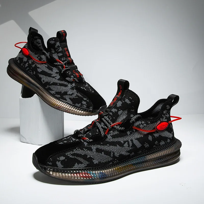 Летающие тканые мужские кроссовки серии высокого качества для бега 2020 дышащие