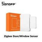 Умный датчик для дверей и окон SONOFF SNZB-04 Zigbee, мини-датчик сигнализации, работает с мостом SONOFF Zigbee, система безопасности умного дома