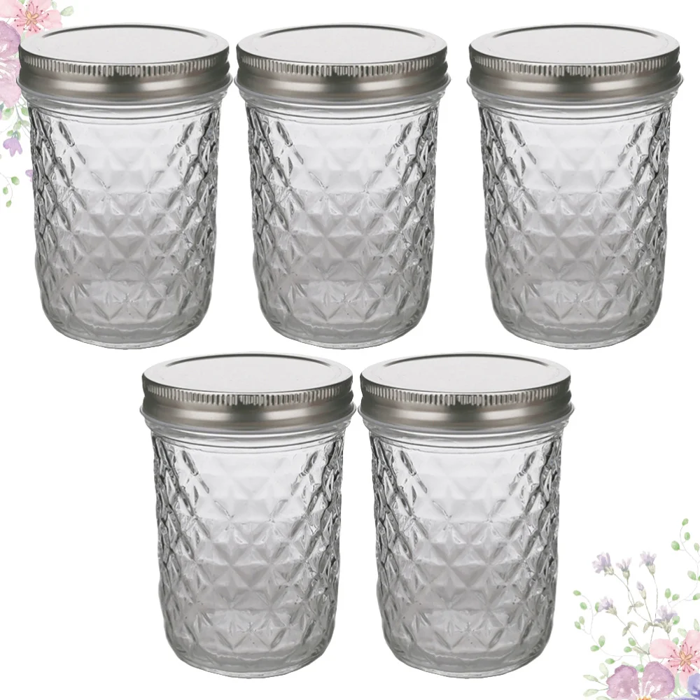 

5Pcs 100ml Mason Bottle Type Thickening Reusable Clear Seal Bags Reclosable Storage Bags Dispenser Bag for Home (Transpa