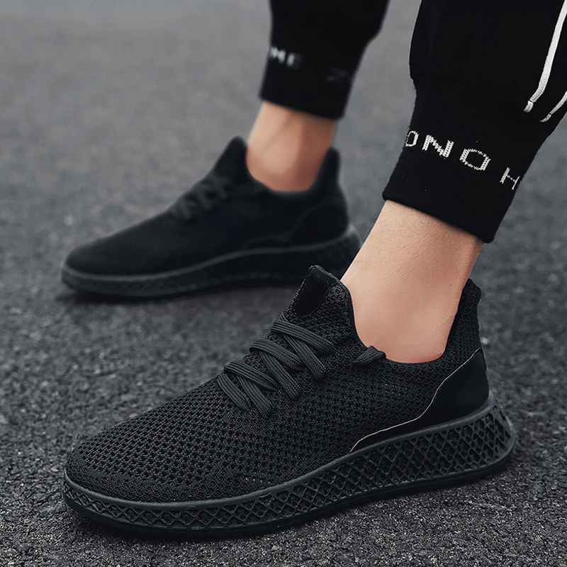 

2020 New Men's Casual Shoes Men Sneakers Shoes Lightweight Sneakers Mesh Breathable Shoes Jogging Walking Shoes Plus Size 39-48