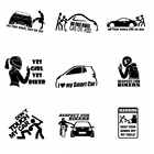 Популярные наклейки на автомобиль велосипедиста, забавная наклейка, автомобильное окно, корпус автомобиля, водонепроницаемый съемный декор, автомобильный Стайлинг, автомобильные аксессуары