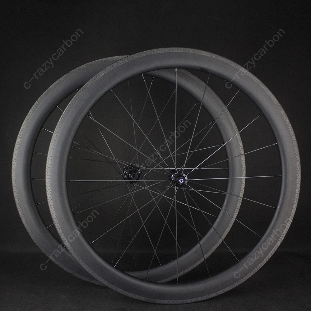 Острые высококачественные аэродинамические Углеродные дорожные колеса 700C