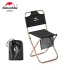 Стул Складной Naturehike ChairNH18M001-Z, портативный, ультралегкий, из алюминиевого сплава, для отдыха на открытом воздухе, рыбалки, пляжа