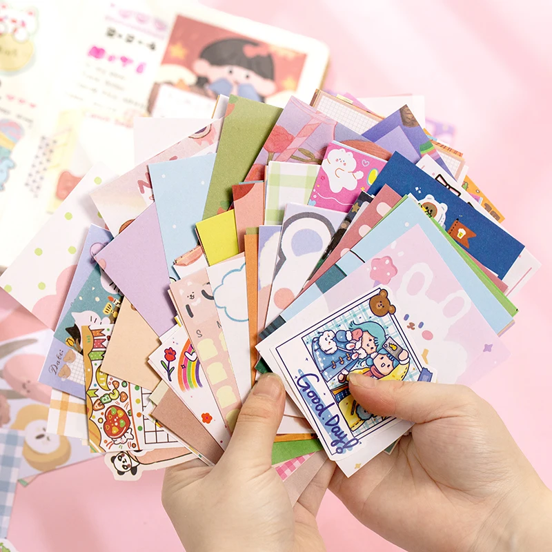 200 шт./лот kawaii блокнот с записываемыми вкладышами канцелярские принадлежности