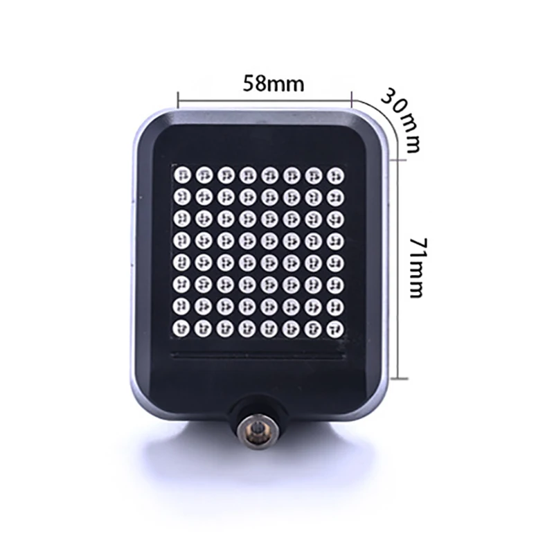 Сигналы поворота для велосипеда 64 светодиода USB-зарядка |