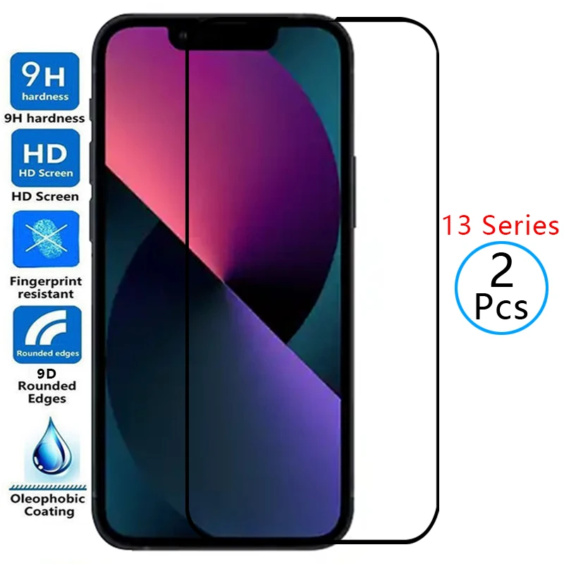 

Защитное закаленное стекло 9d для iphone 13 pro max mini, Защита экрана для i phone 13pro 13mini iphone13, пленка для iphon 5,4 6,1 6,7