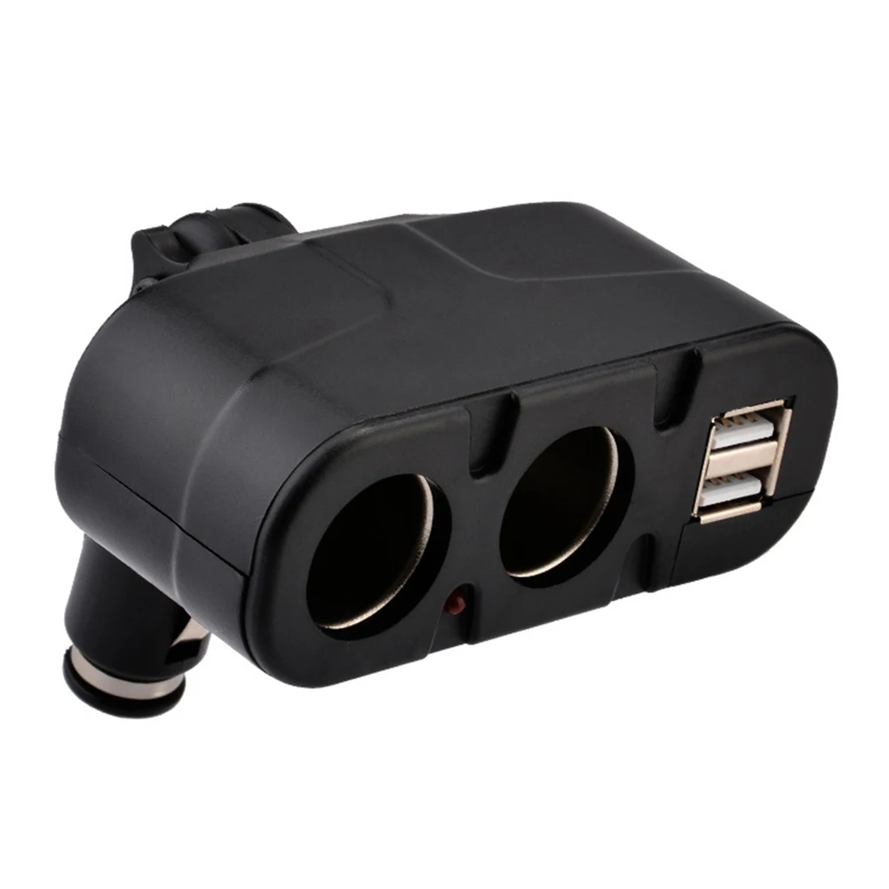 Раскладное двойное Порты USB сигареты Зажигалка Розетка Быстрая зарядка