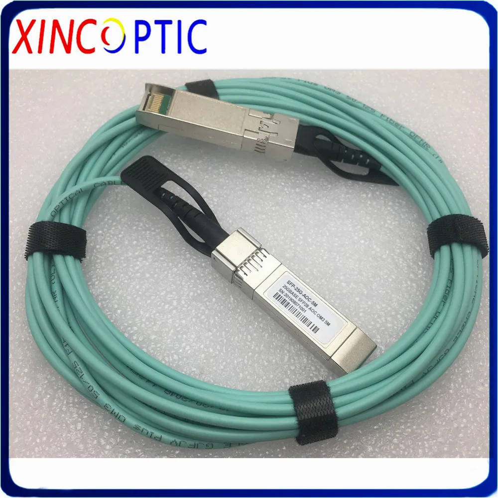 25GBASE SFP28 AOC кабель 30 м модуль OM3 активный оптический 25 Гбит/с поддержка