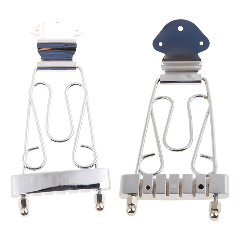 Archtop Jazz трапециевидная короткая 6 струнная задняя часть бас гитара мост с