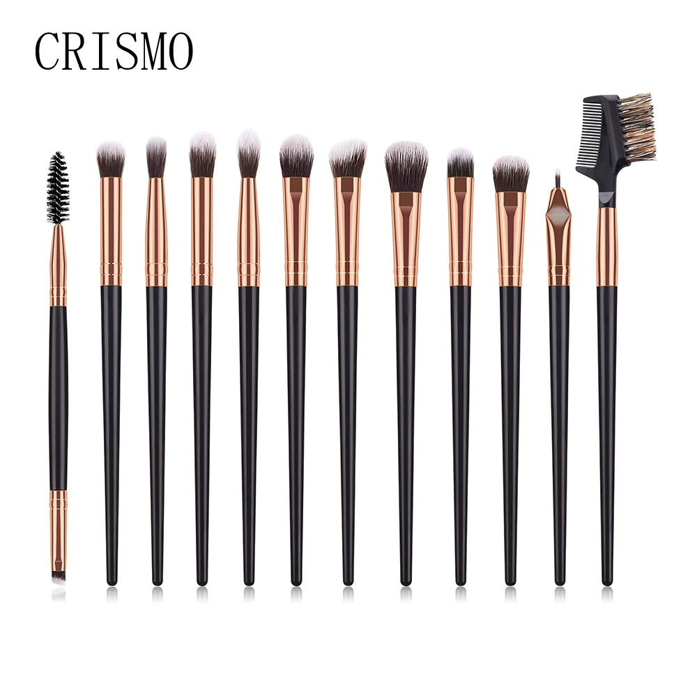 Набор профессиональных кистей для макияжа глаз 12 шт.|Аппликатор теней век| |