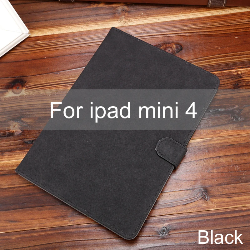 For mini 4 Essidi Премиум смарт-чехол для ipad mini 5 4 3 2 1 бизнес кожаный планшетный ПК чехол для ipad mini 5 4 3 2 1 - Цвет: For mini 4