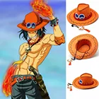 Ковбойские шапки для косплея Аниме D Ace Luffy для мужчин и женщин Дорожная Кепка Чоппер Тони Пираты Кепка s Костюм Хэллоуин игрушки
