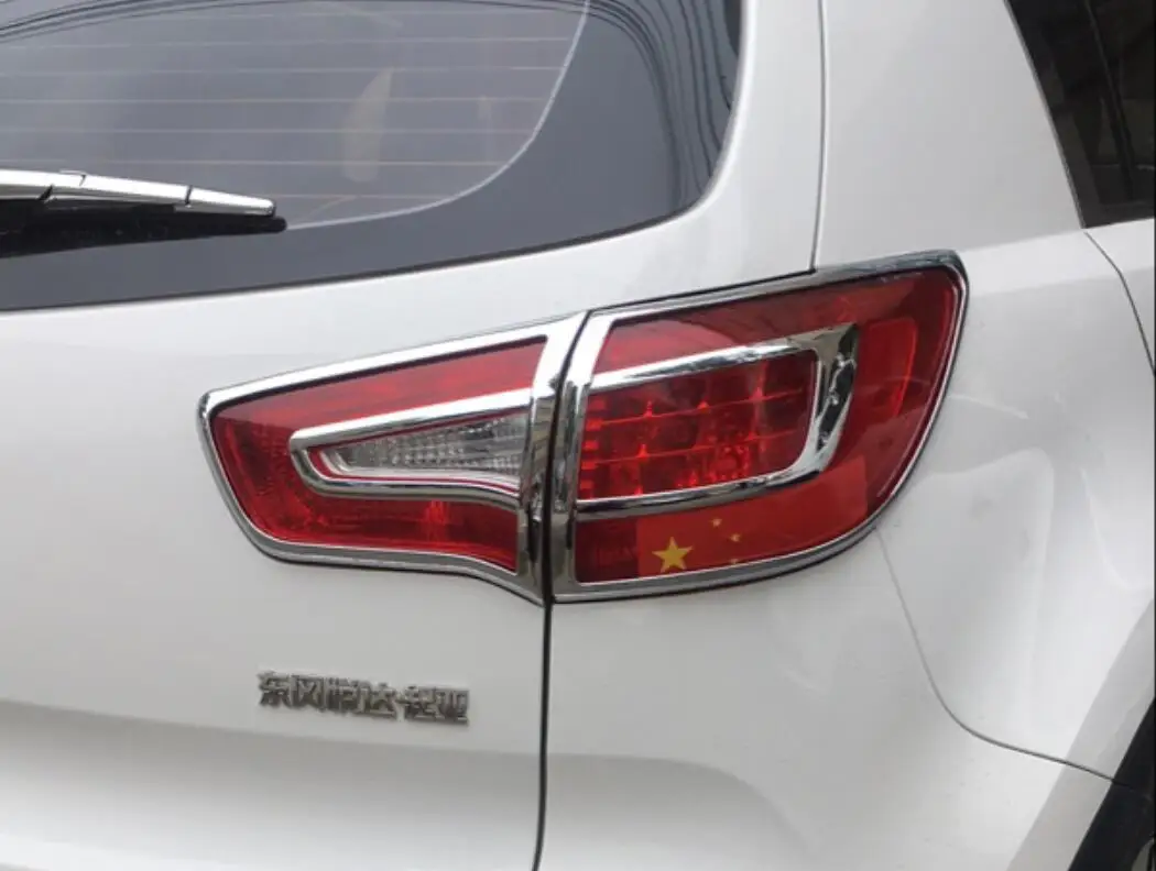 Для Kia Sportage 2010 2011 2012 2013 ABS хромированная задняя фара окружает крышки отделка Набор
