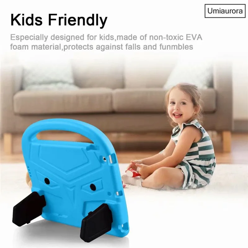 kids safe case for huawei mediapad m3 lite t3 8 0 kob l09w09 tablet eva shockproof hand held cover funda for matepad t8 8 inch free global shipping