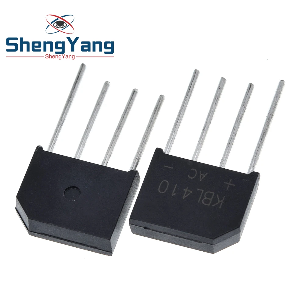 Однофазный диодный выпрямитель KBL410 KBL-410 4A 1000V, оптовая продажа, 5 шт./лот