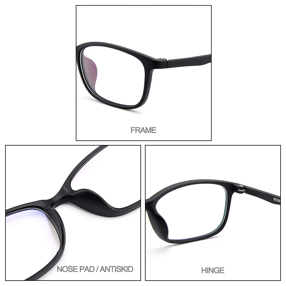 

CICCOLINI Ultralight Boy's Optical Glasses Frames Fashion Men Plastic TR90 Prescription Spectacles Frame Bendable Legs MD6068