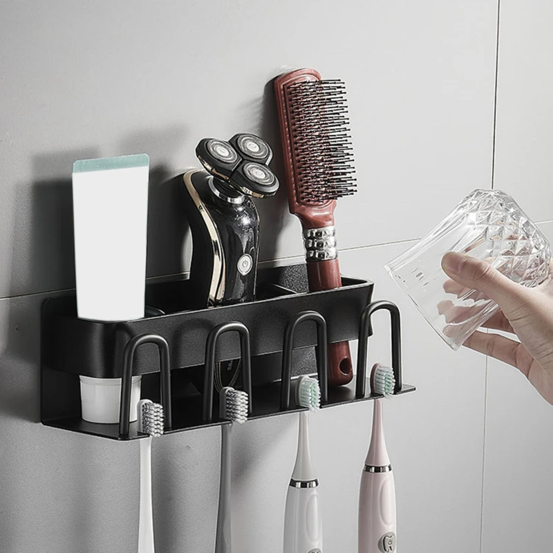 

Настенный держатель для зубных щёток и пасты