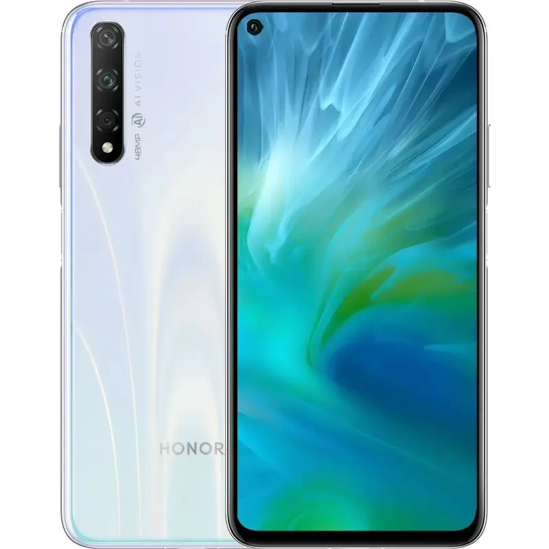 Honor 20 S мобильный телефон honor 20 S 6,26 дюймов Восьмиядерный Android 9,0 отпечаток пальца ID GPU Turbo 3,0 Google play 20 Вт Быстрая зарядка