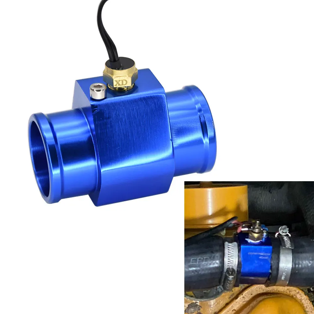 Цифровой датчик температуры для воды светодиодный термометр с адаптером 10 мм