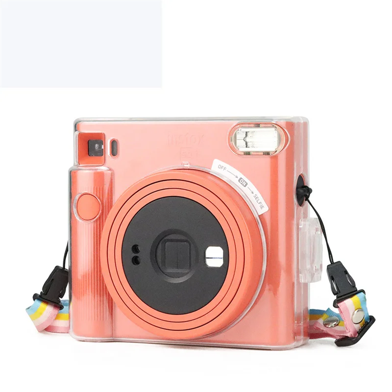 Прозрачный чехол для Fujifilm Instax Square SQ1 с плечевым ремнем камеры Мгновенной Печати