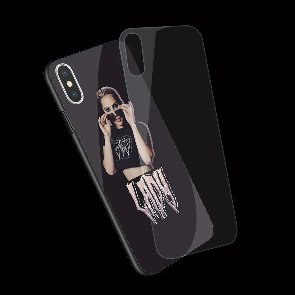 Чехол для телефона из закаленного стекла EWAU Lady Gaga iphone 5 5s SE 2020 6 6s 7 8 Plus X XR XS 11 pro