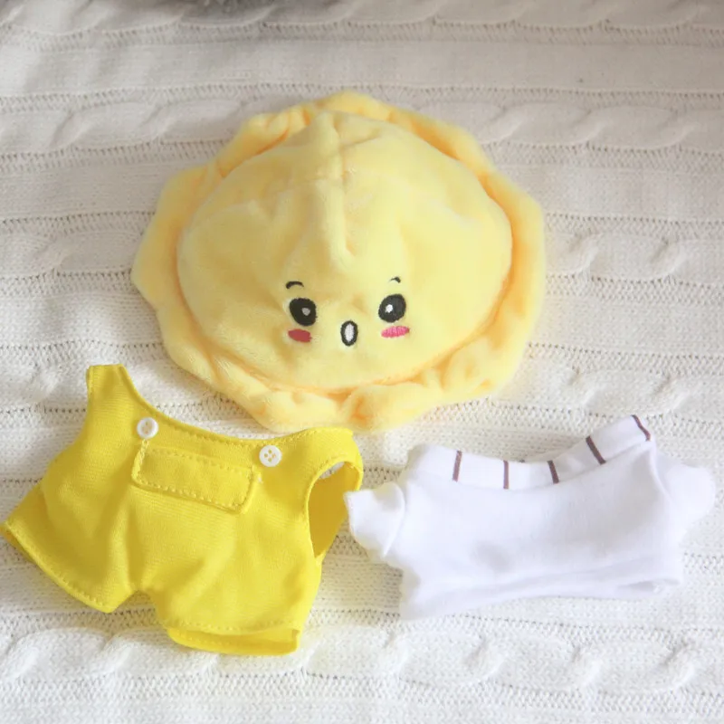 Милая плюшевая Одежда для кукол 20 см Корейская мультяшная игрушка костюм куклы