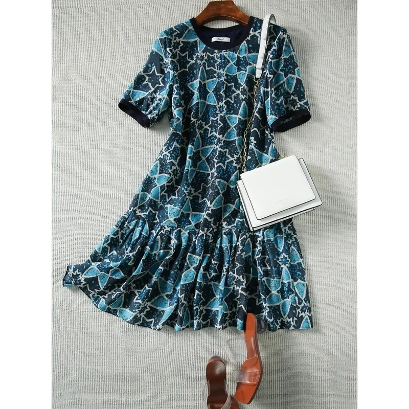 Женское облегающее платье с принтом Элегантное повседневное офисное в Корейском