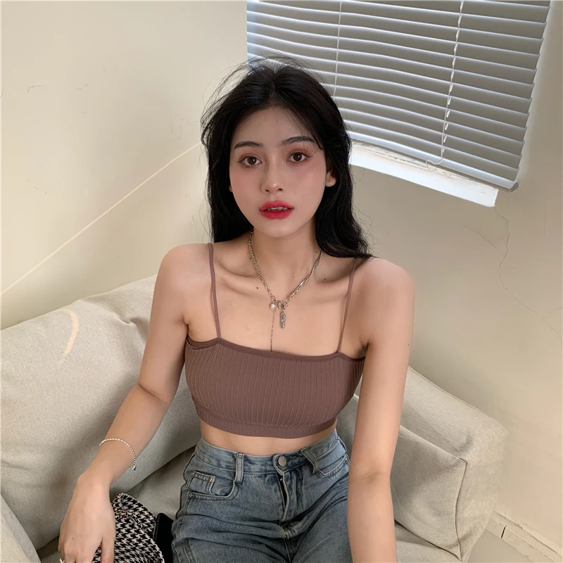 Женский топ-труба невидимый бюстгальтер сексуальный Топ без бретелек нижнее