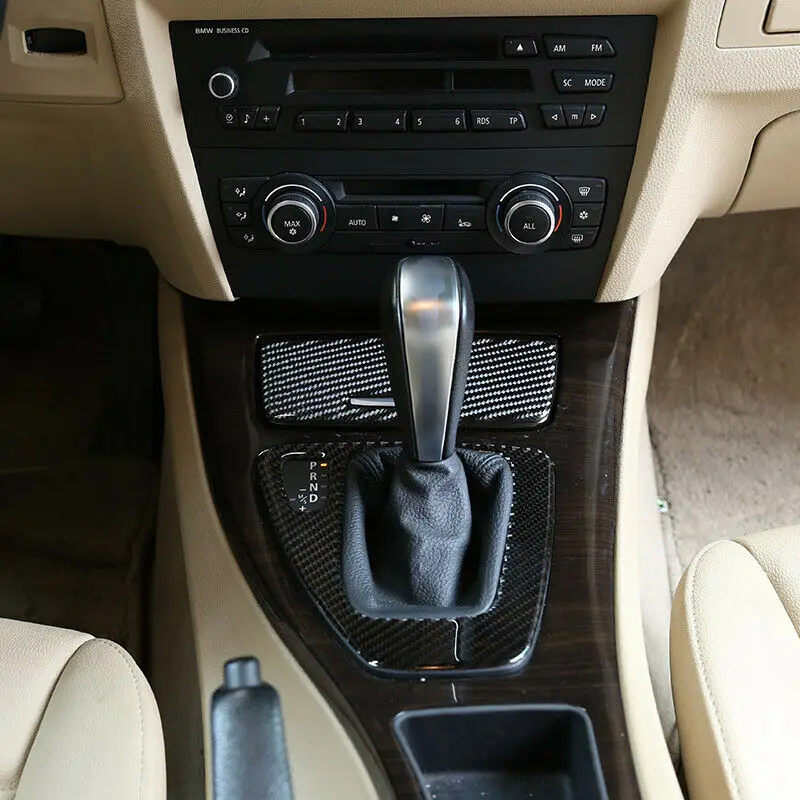 Настоящее углеродное волокно для BMW 3 серия E90 E92 консоль коробка хранения панель